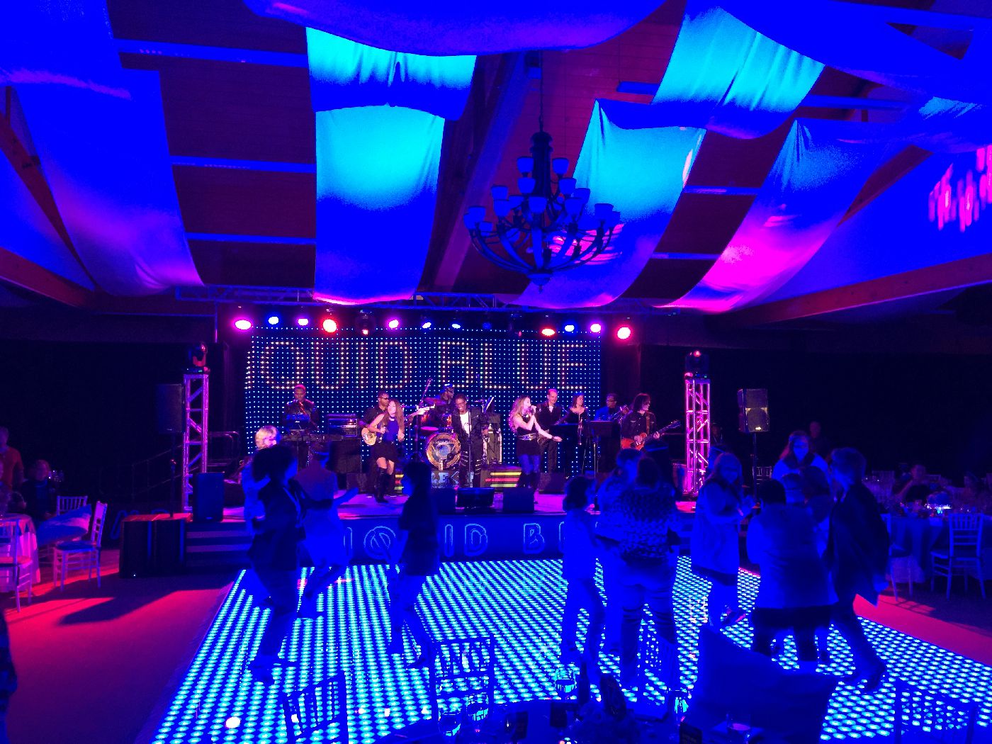 led video dance floor rental